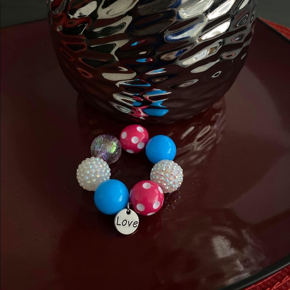Little girls bubblegum bracelets